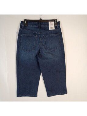 Gloria Vanderbilt Amanda Skimmer Jeans Womens 6 Blue Slimming Panel NWT
